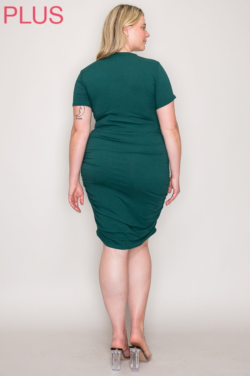 plus size mini dress DY7936P
